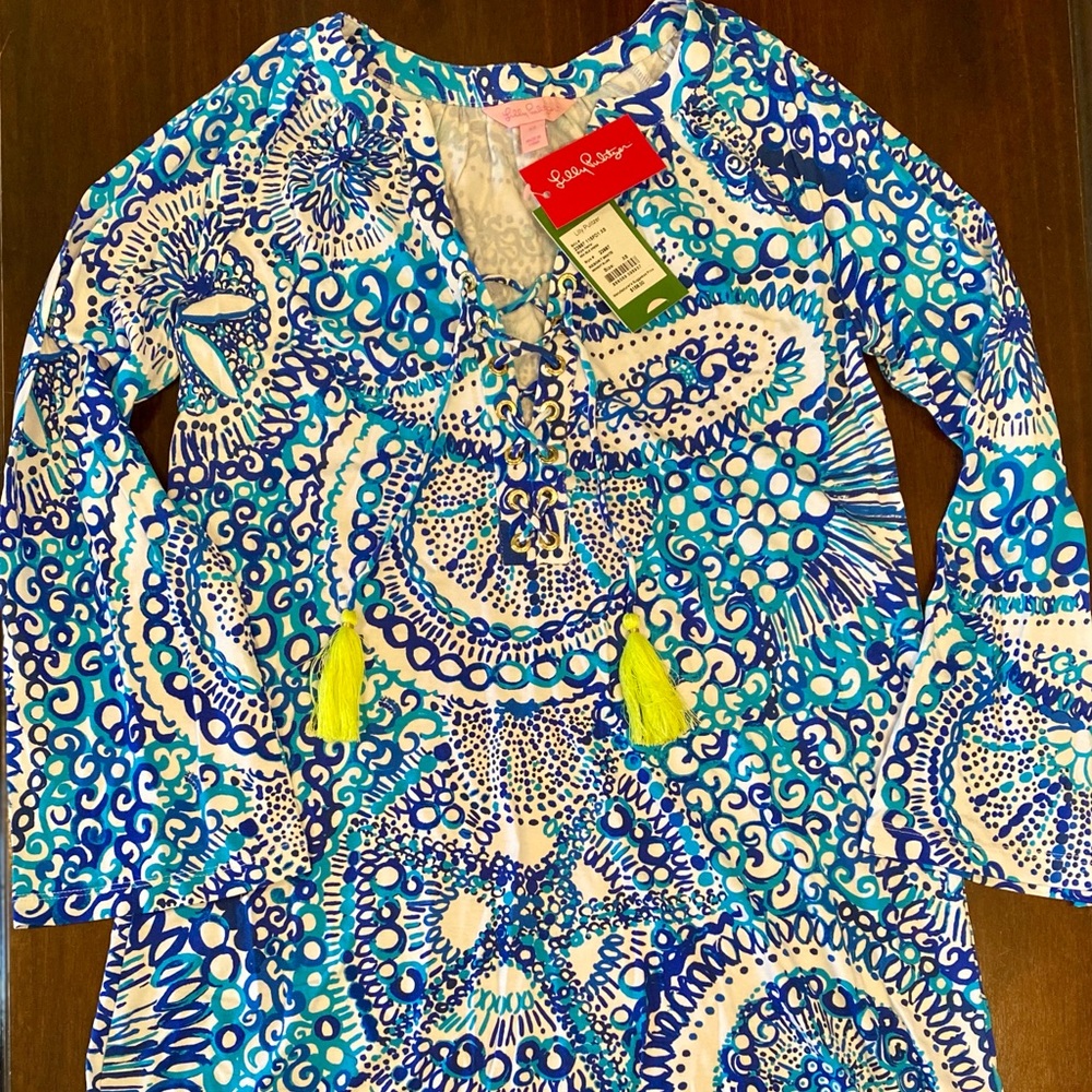 Lilly Pulitzer Sea Isle Dress in Resort White Midnight
Size XS